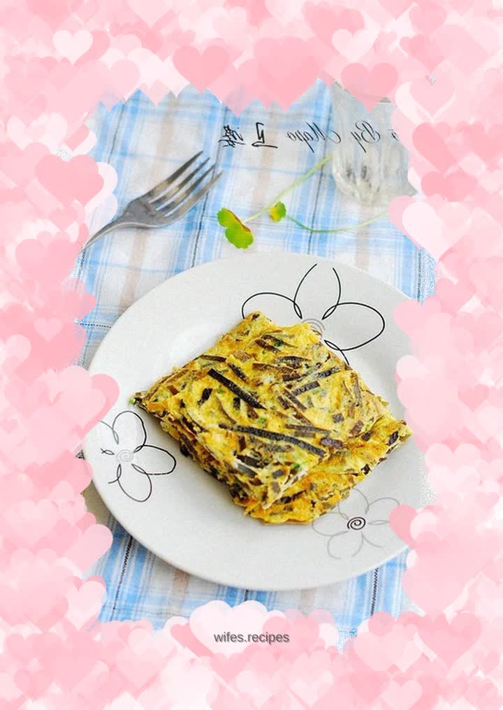 Kuaishou Nutritious Breakfast-----Kelp Egg Pancake