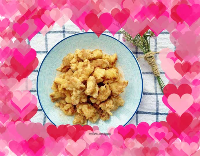 Dry fried tenderloin segments