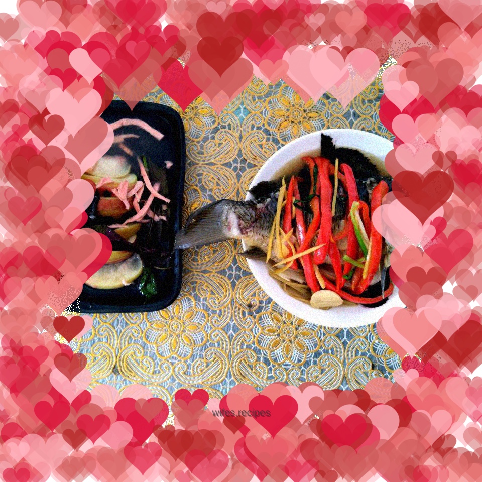 Steamed crucian carp