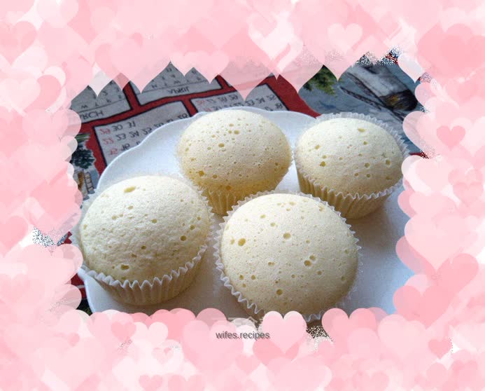 Steamed cake - no baking, no oil, no heat, steaming to welcome the New Year