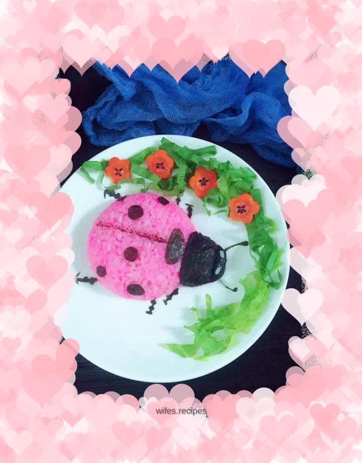 🐞Ladybug Rice Ball🐞