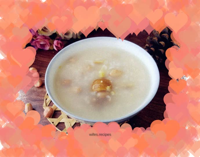Chestnut and Peanut Two Rice Porridge