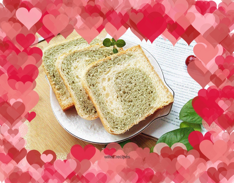 Two-color toast