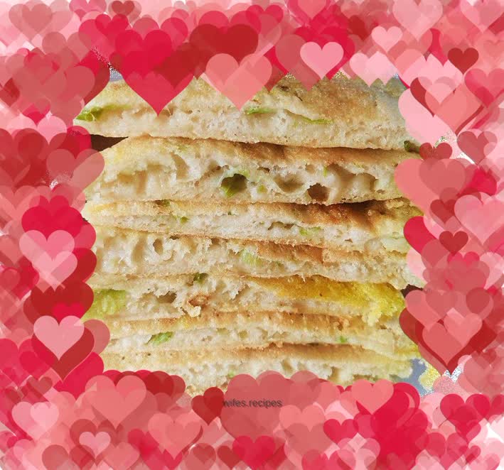 Baked Scallion Flatbread