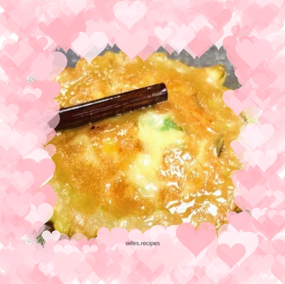 Bitter Melon Egg Pancake