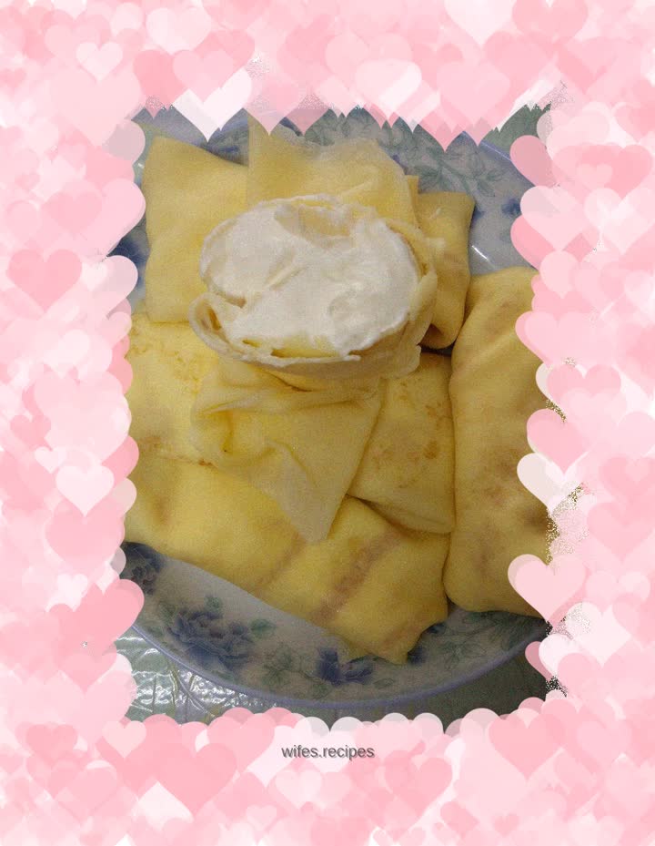 Easy to make butter pancake