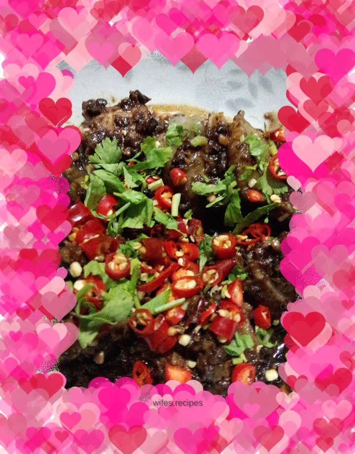 Steamed Pork Ribs with Black Bean Sauce and Garlic Sauce
