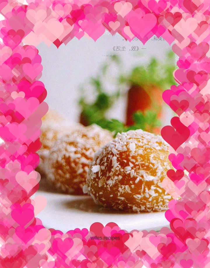 Mango glutinous rice cake