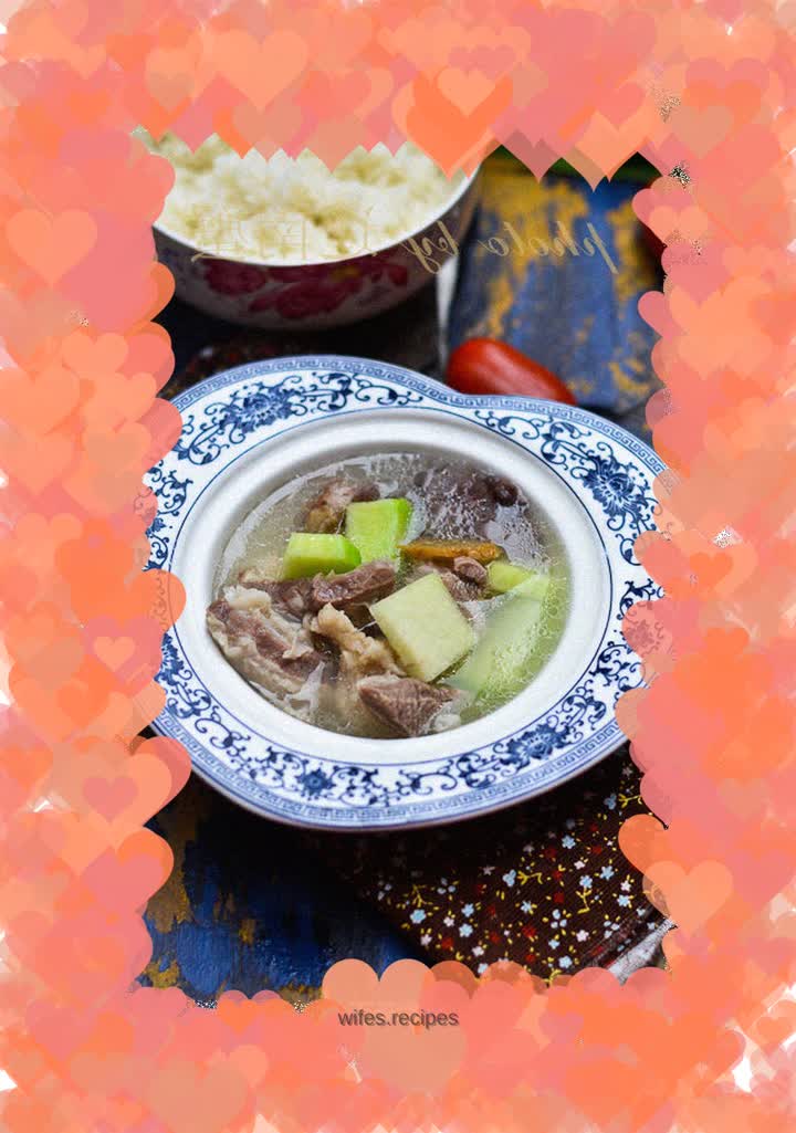 White radish and mutton soup