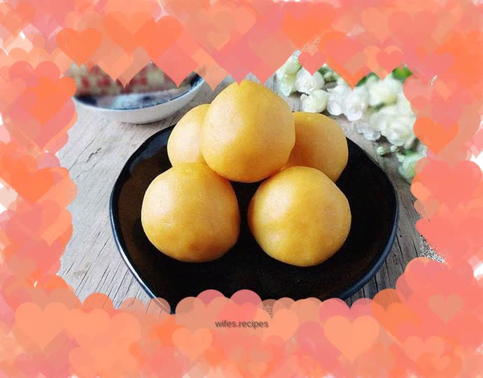 Milky sweet potato steamed buns