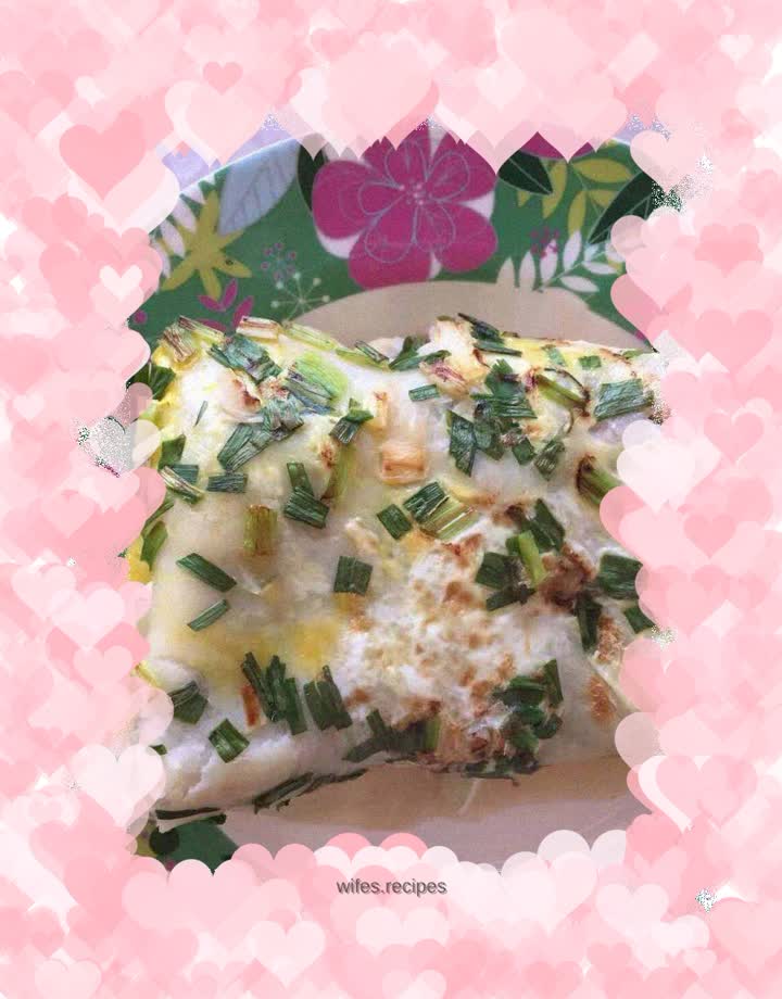 Homemade egg pancake-electric pancake version