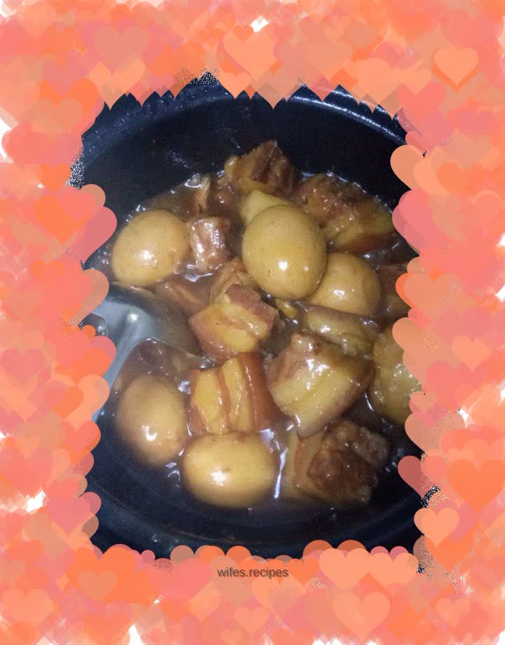 Braised pork and eggs