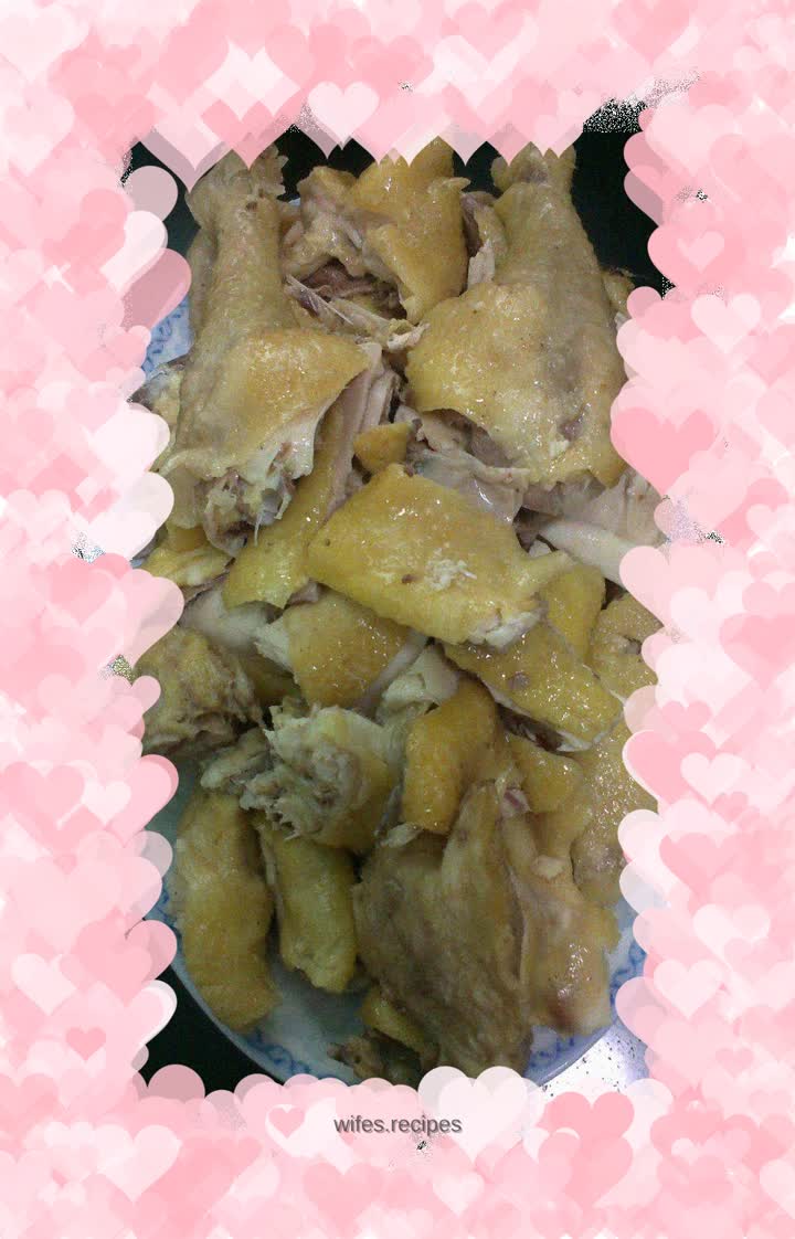 White chopped Wenchang chicken