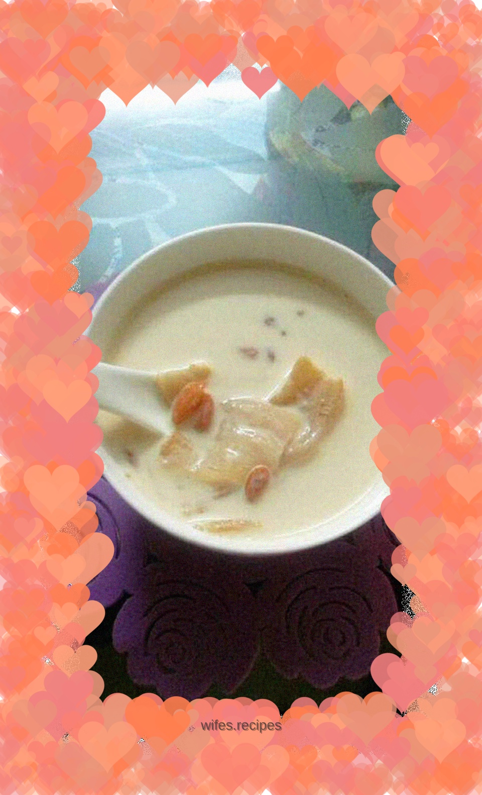 Milk-stewed isinglass