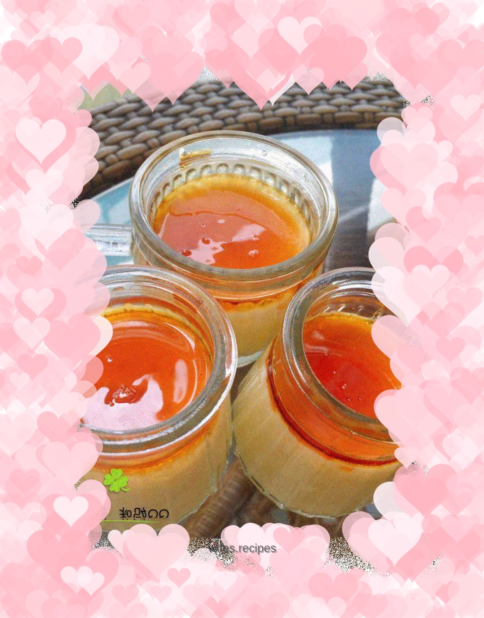 Egg pudding-caramel flavor