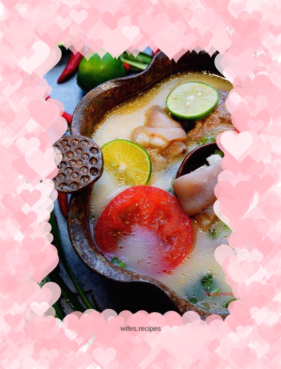 The most beautiful Yunnan dish--sour pig's trotter soup