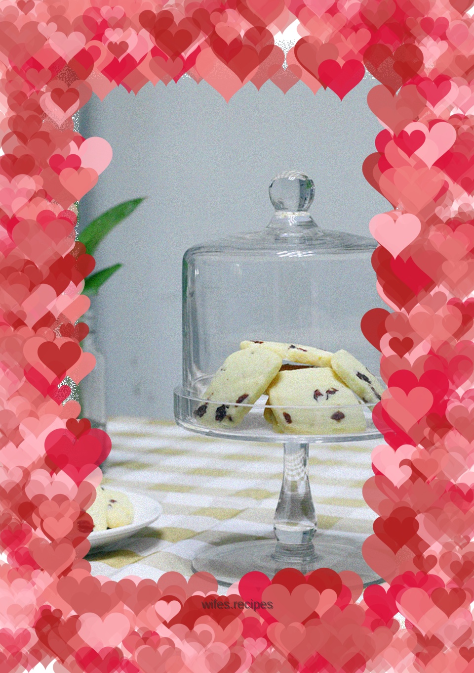 Missing is the sweet and sour taste of cranberry cookies