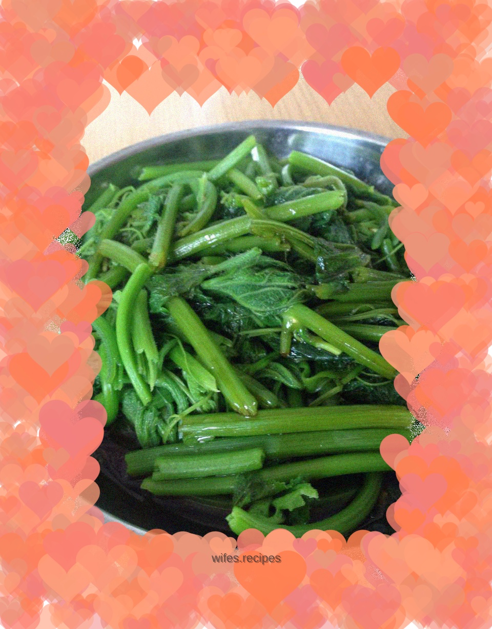 Pumpkin sprouts for soup