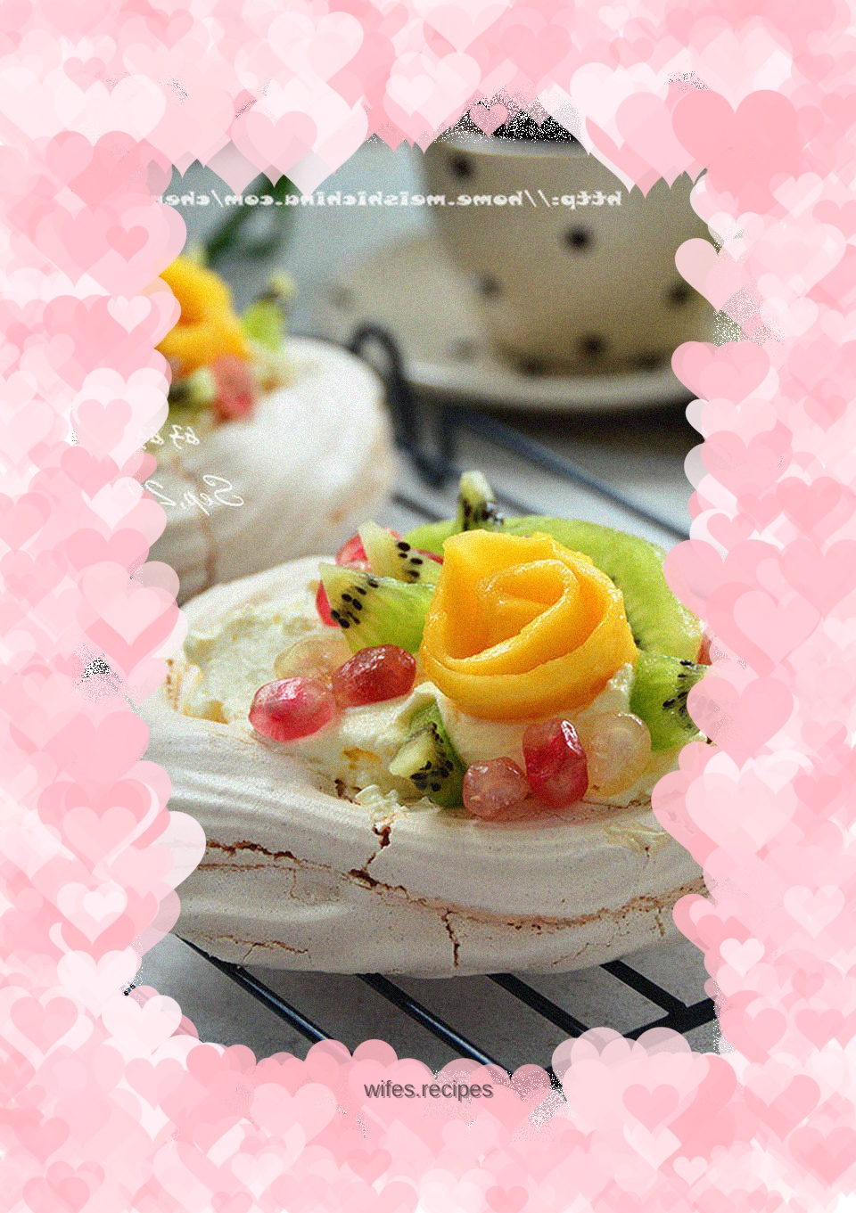 【Cream Fruit Protein Cake】