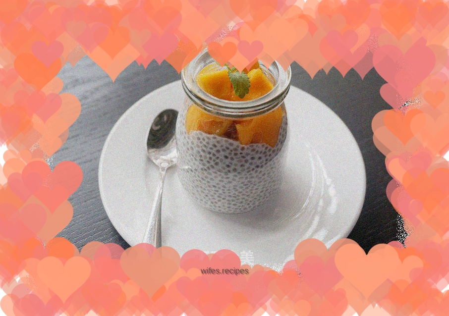 Mango Chia Coconut Milk Pudding