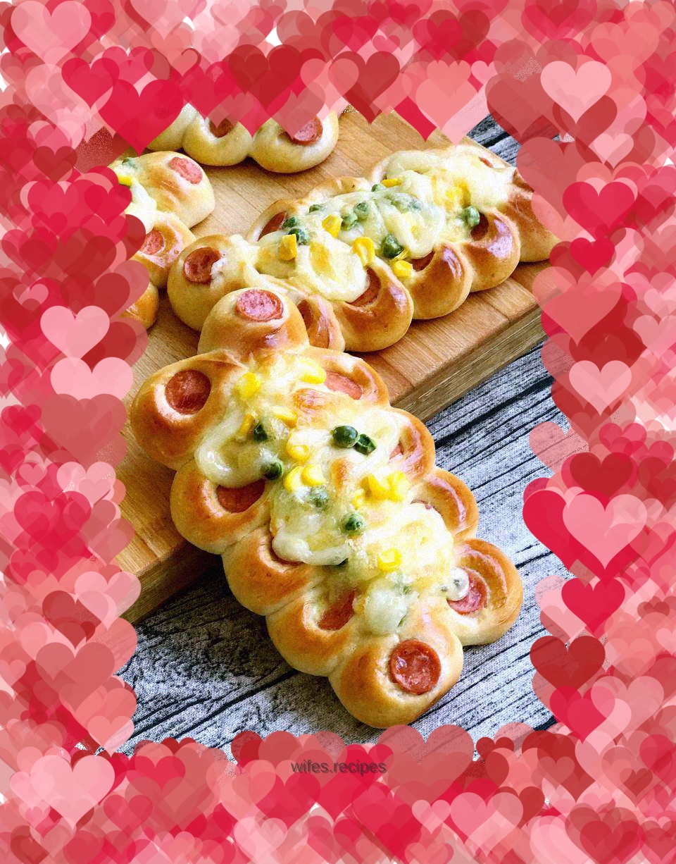 Mixed vegetable hot dog buns