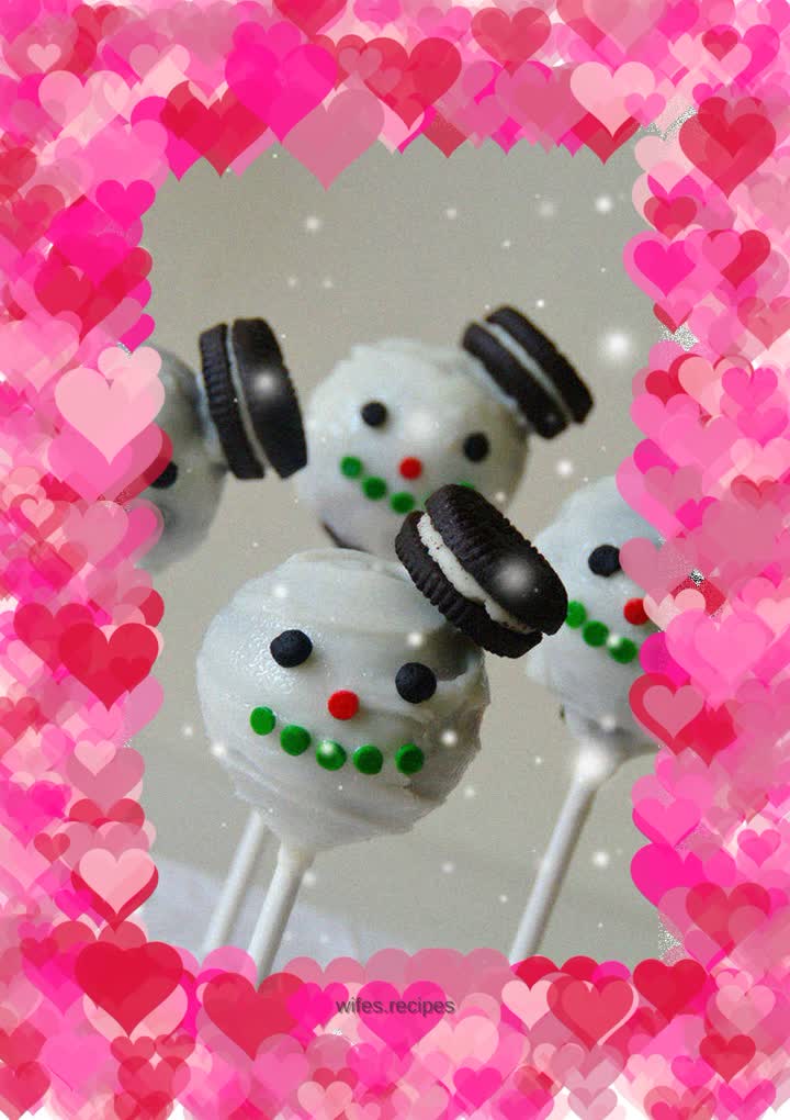 Snowman Lollipop