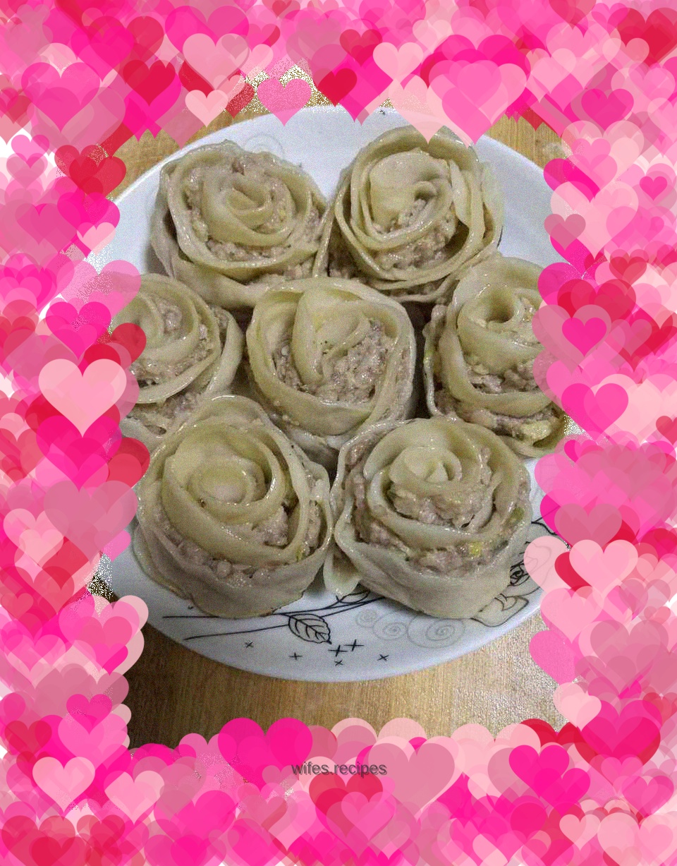 Finished dumpling skin