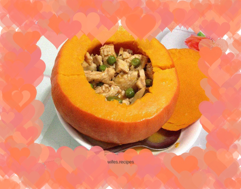 Pumpkin Steamed Chicken