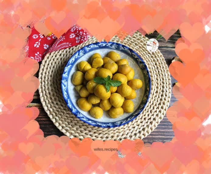 Skillfully Peeling Chestnut Shells