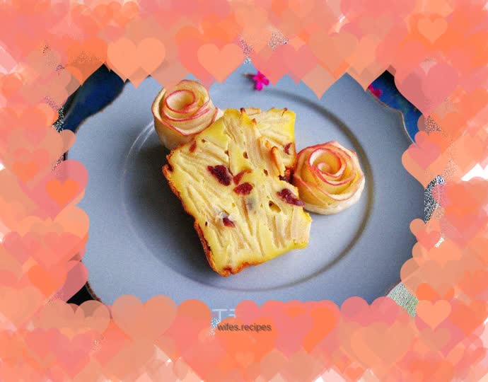 Invisible Apple Cake