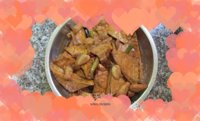 Roasted pork with tofu