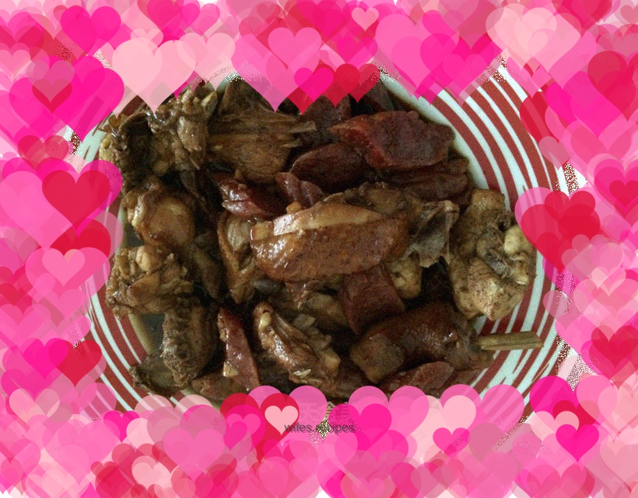 Braised Chicken with Sausage