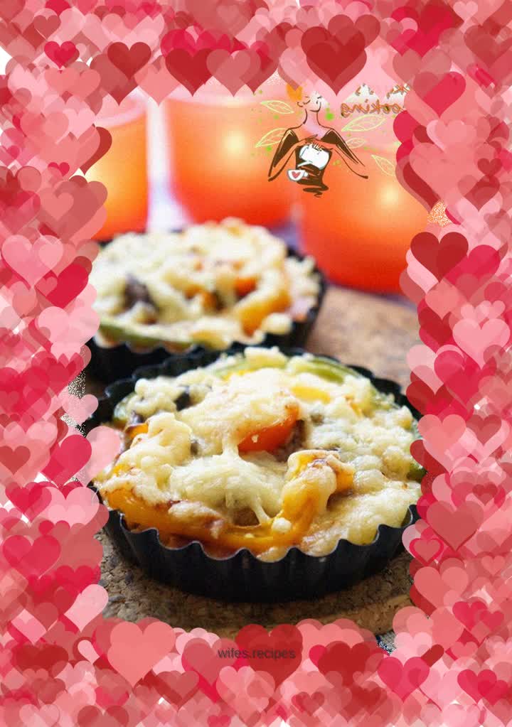 Beans and rice pizza