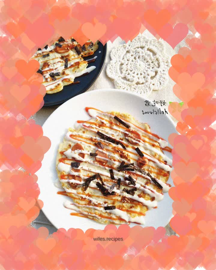 Sausage Okonomiyaki