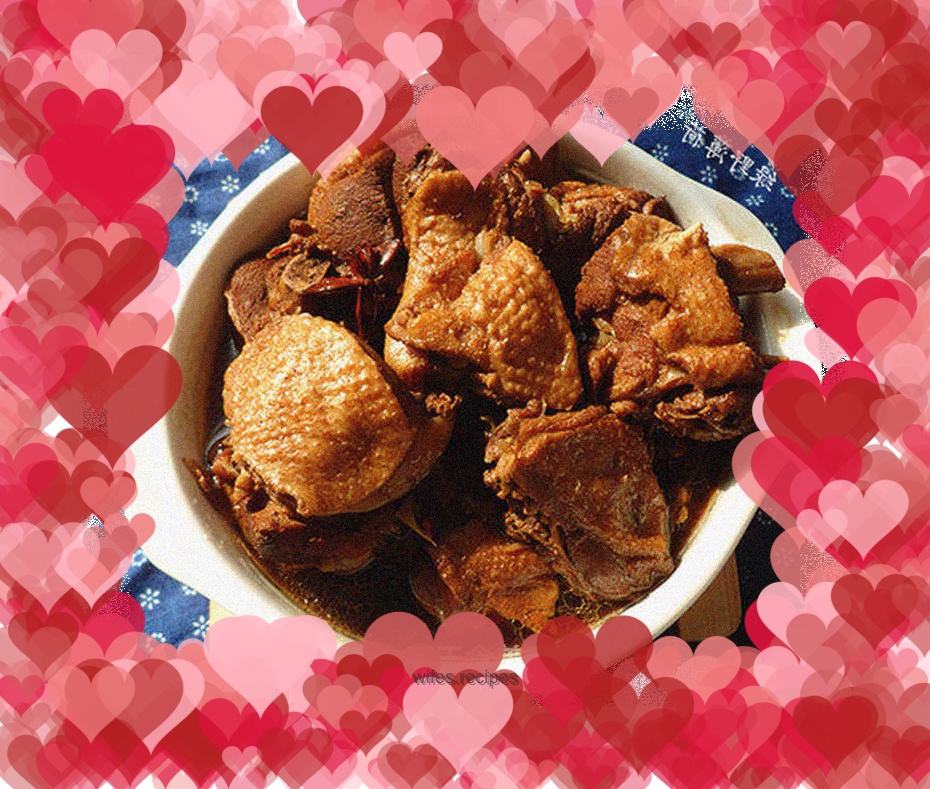 Duck braised in broth