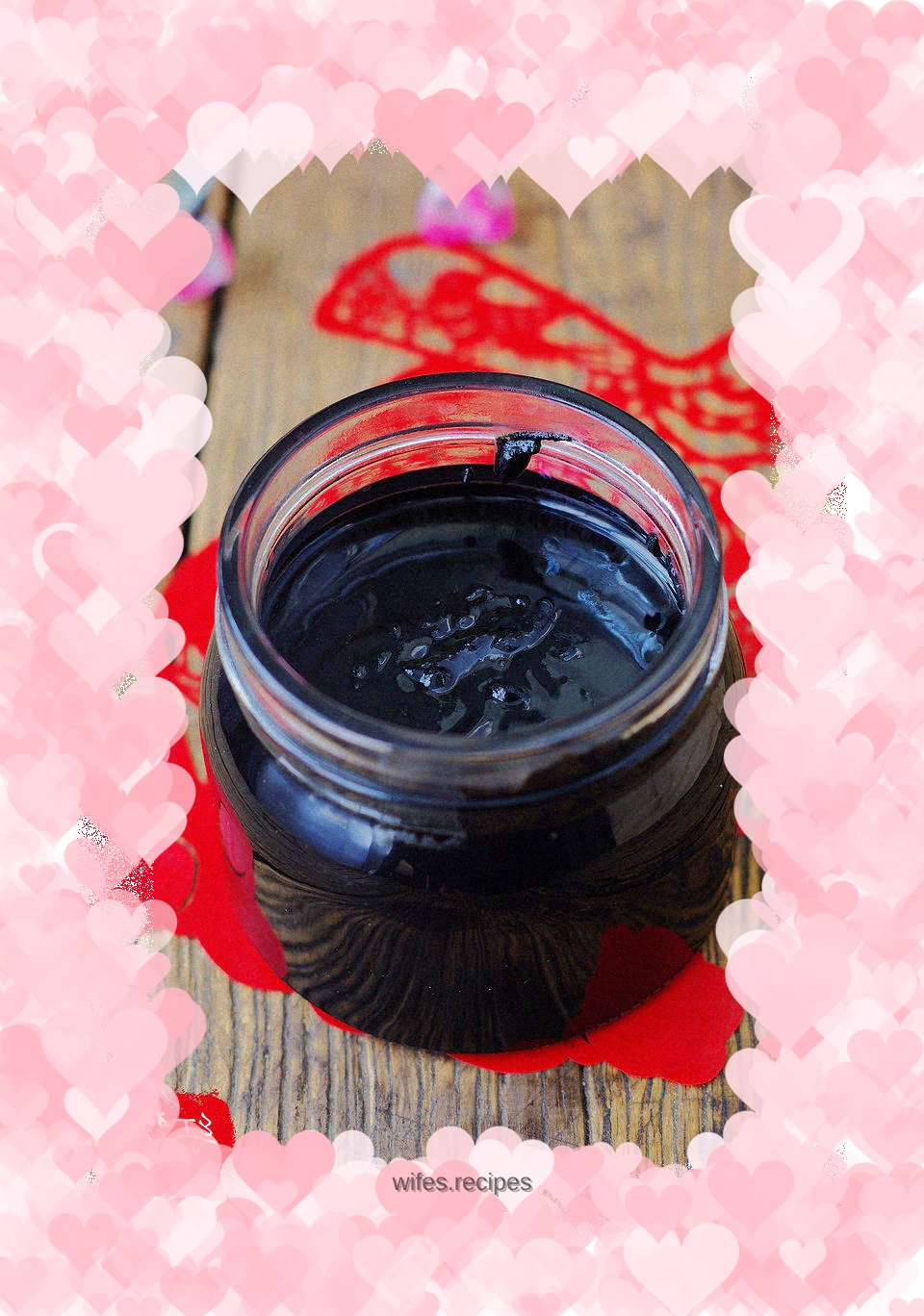 Homemade pure black sesame paste
