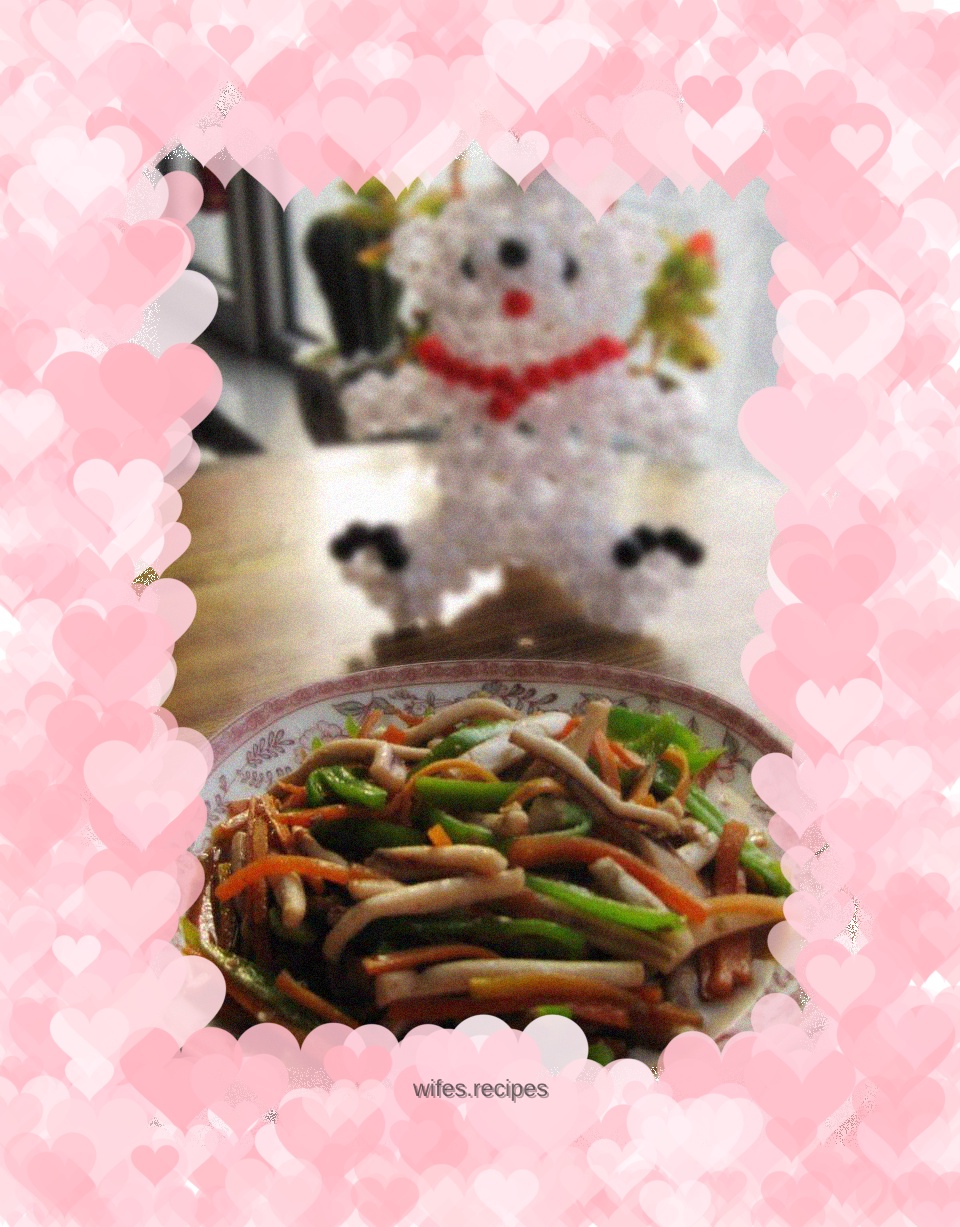 Fried shredded squid