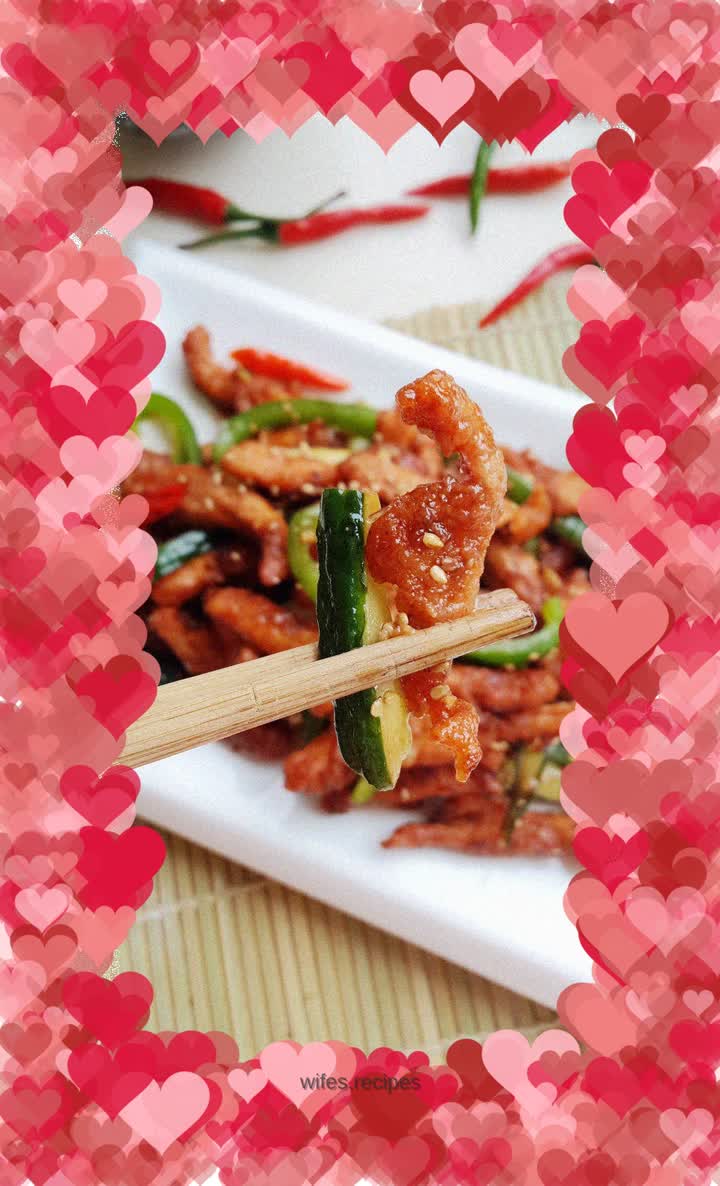 Meat and vegetable stir-fried chicken tenders