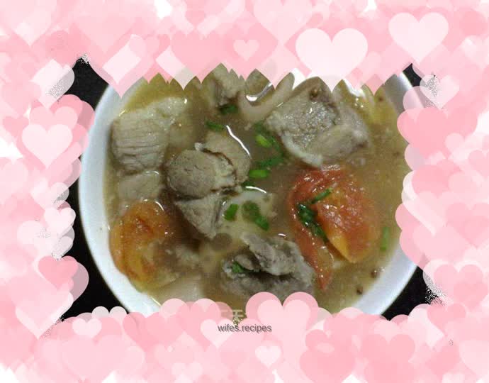 Tomato, Lotus Root and Pork Ribs Soup