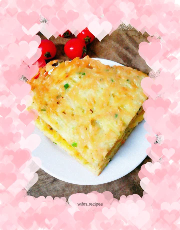 Potato shredded cake