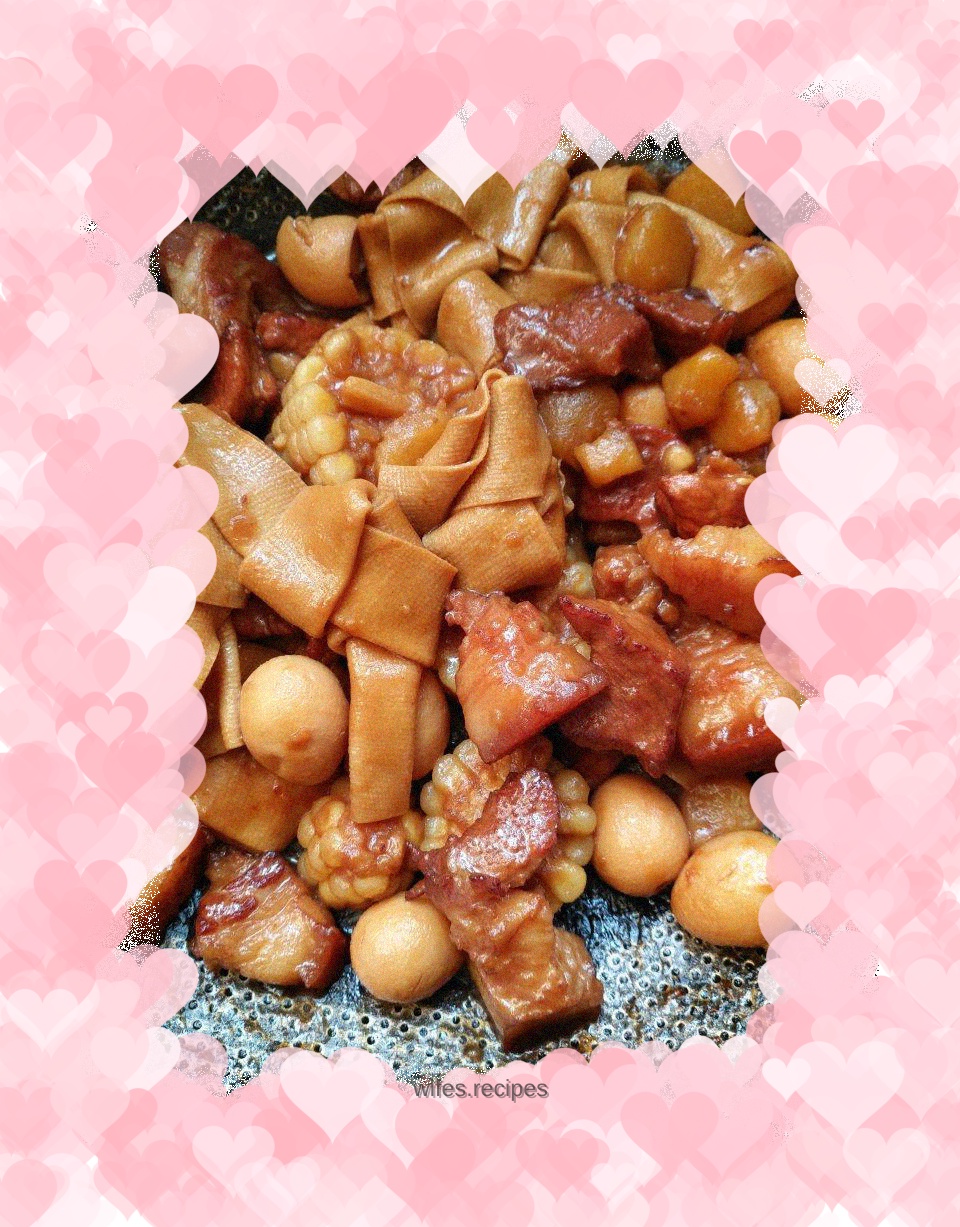 Braised pork version in one pot