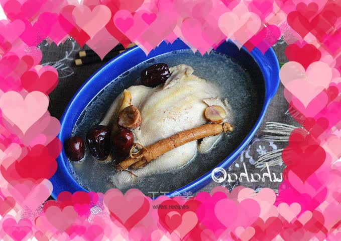 Red dates and ginseng chicken soup