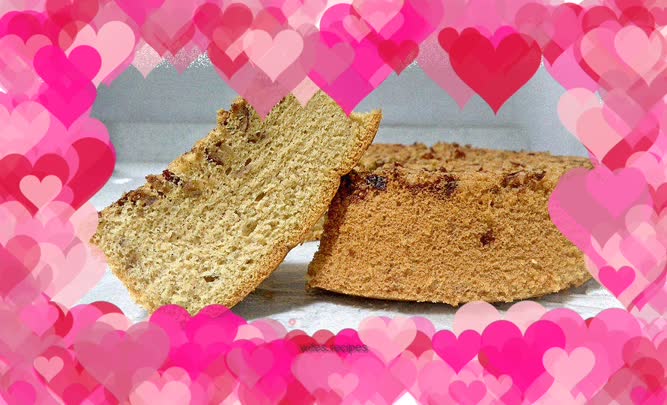 Red date brown sugar chiffon cake