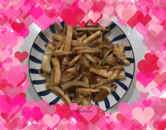 Fried Squid and Onions