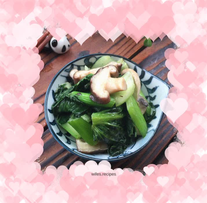 Stir-fried vegetables with double mushrooms