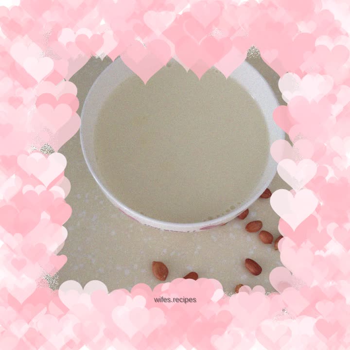 Nutritious peanut soy milk