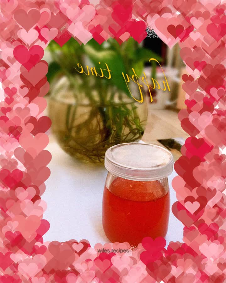 Hawthorn jelly refreshing