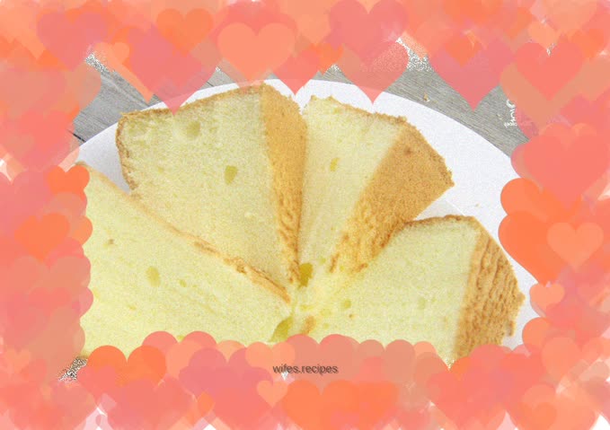 Yogurt chiffon cake