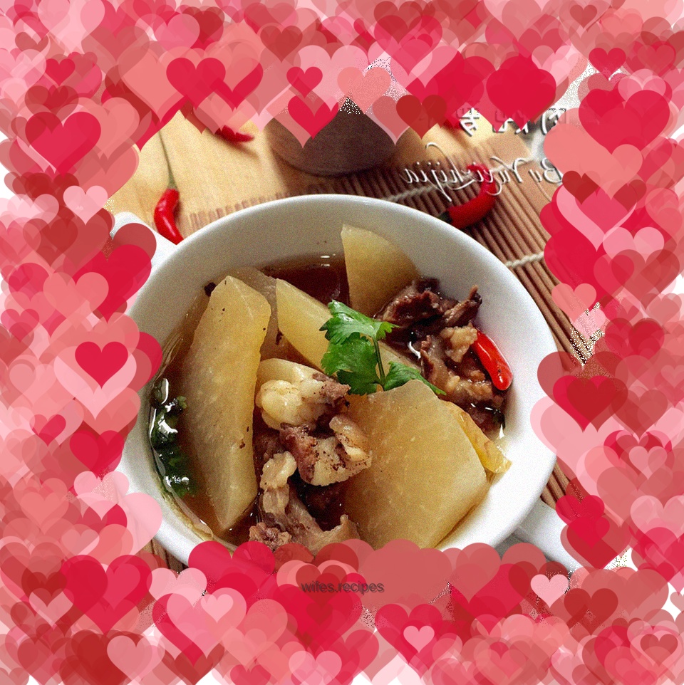 Beef stew with radish
