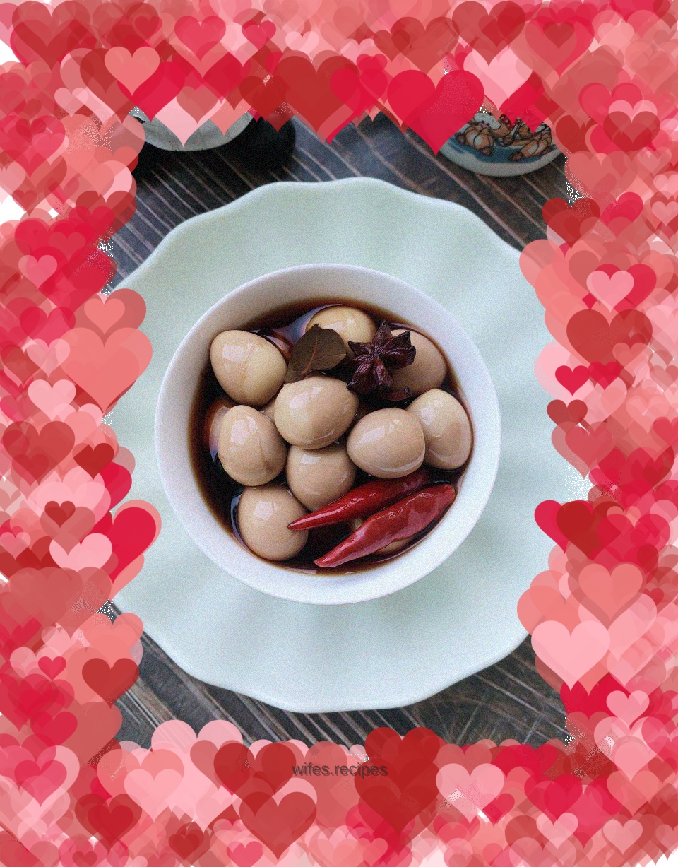 Spiced quail eggs